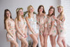 Set of 6 Bride and Bridesmaids  rompers