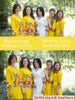 Buttercup Bridesmaids Robes | Pantone Spring 2016 Colors