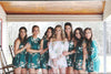 Dark Green Mismatched Styles Dreamy Angel Song Bridesmaids Rompers Set