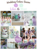 Lilac and Mint Wedding Colors