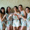 Silver Mismatched Style  Dreamy Angel Song Bridesmaids Rompers Set