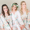 Silver Dreamy Angel Song  Set of Bridesmaids Robes